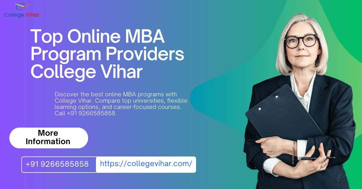 Top Online MBA Program Providers | College Vihar